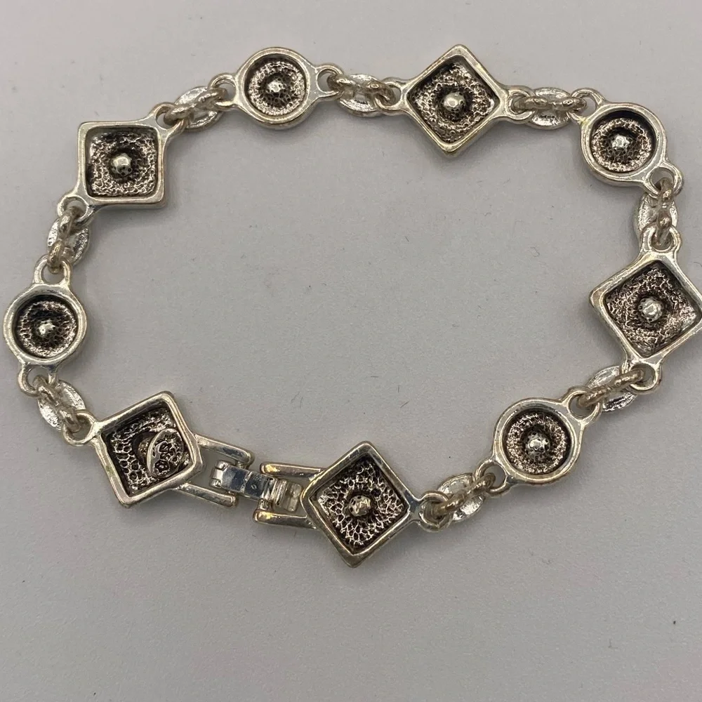 PREMIER DESIGNS Multi-Color Silver tone Rhinestone Bracelet